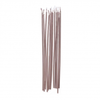 12 Rose Gold Skinny Tall Candles
